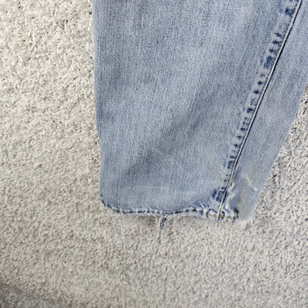 Polo Ralph Lauren Vintage Classic 67 Button Fly Denim Jeans Size 32x32 Thrashed